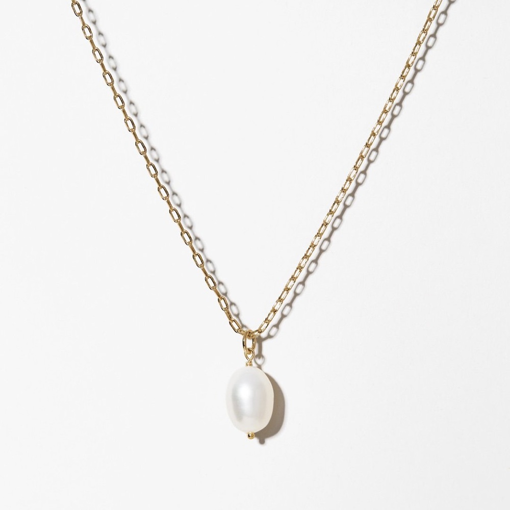 Ana Luisa 14K gold plated pearl Naomi necklace